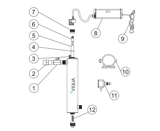 УФ система обеззараживания VIQUA VP600M/2, Производительность: 91 л/мин, изображение 2